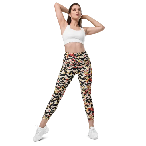 Riot of Stars on a Leggings with Pockets