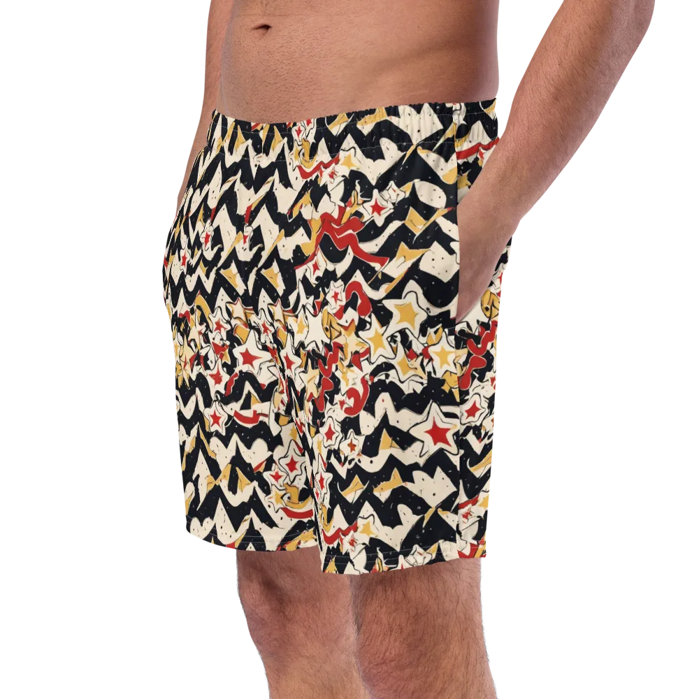 Riot of Stars on Swim Trunks — Left Front