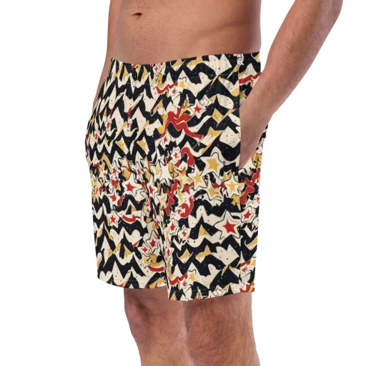 Riot of Stars on a Swim Trunks
