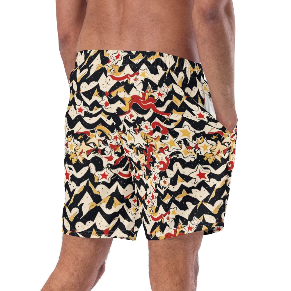Riot of Stars on Swim Trunks — Right Back
