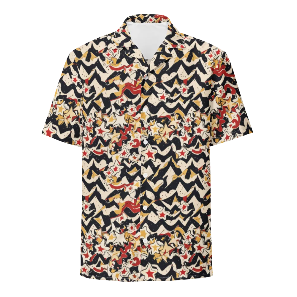 Riot of Stars on Button Shirt — Front