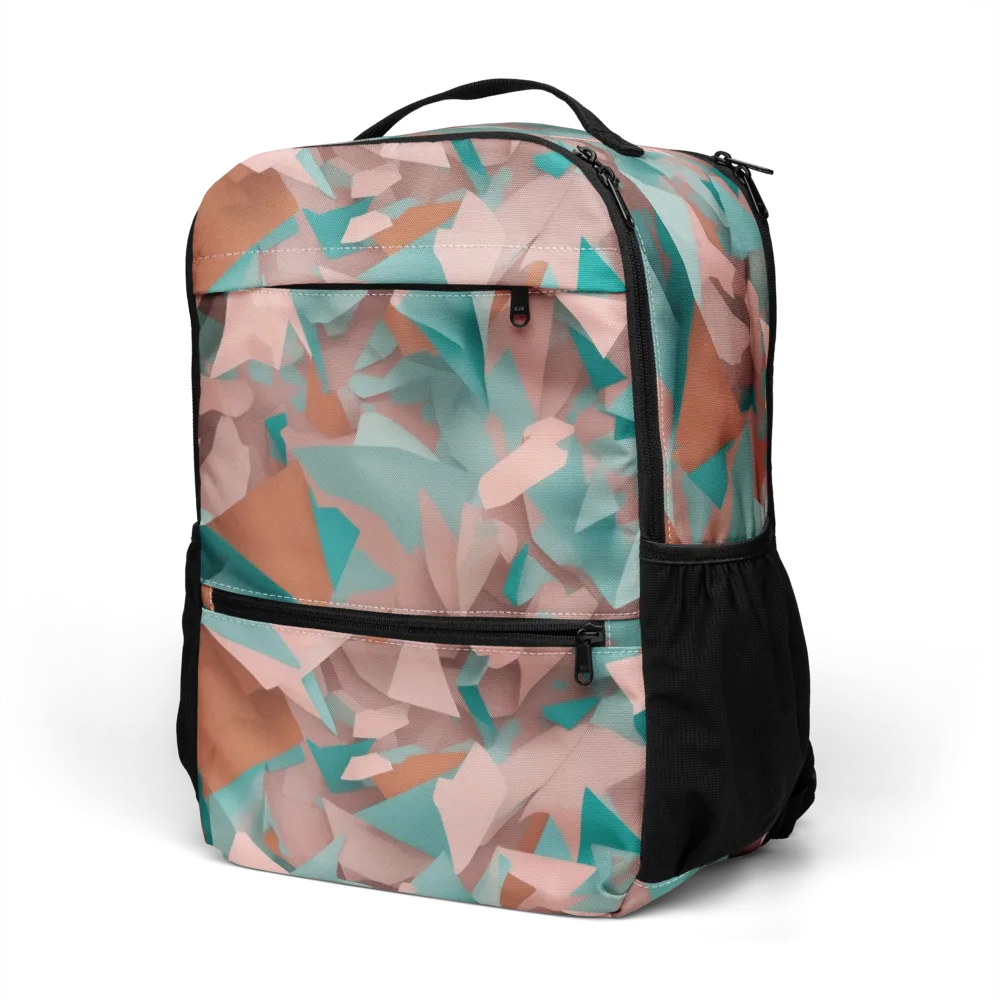 Mint Shatter on Utility Backpack — Left Front