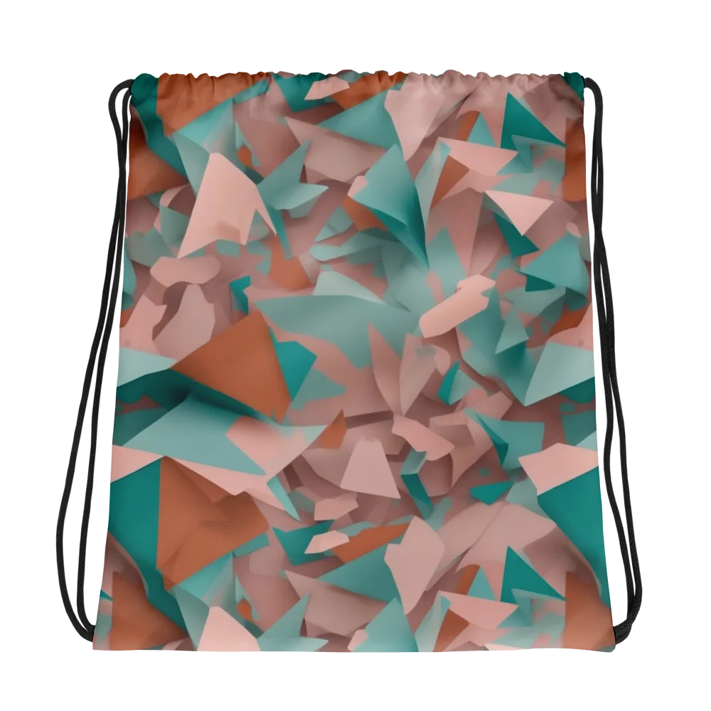 Mint Shatter on Drawstring Bag — Photo