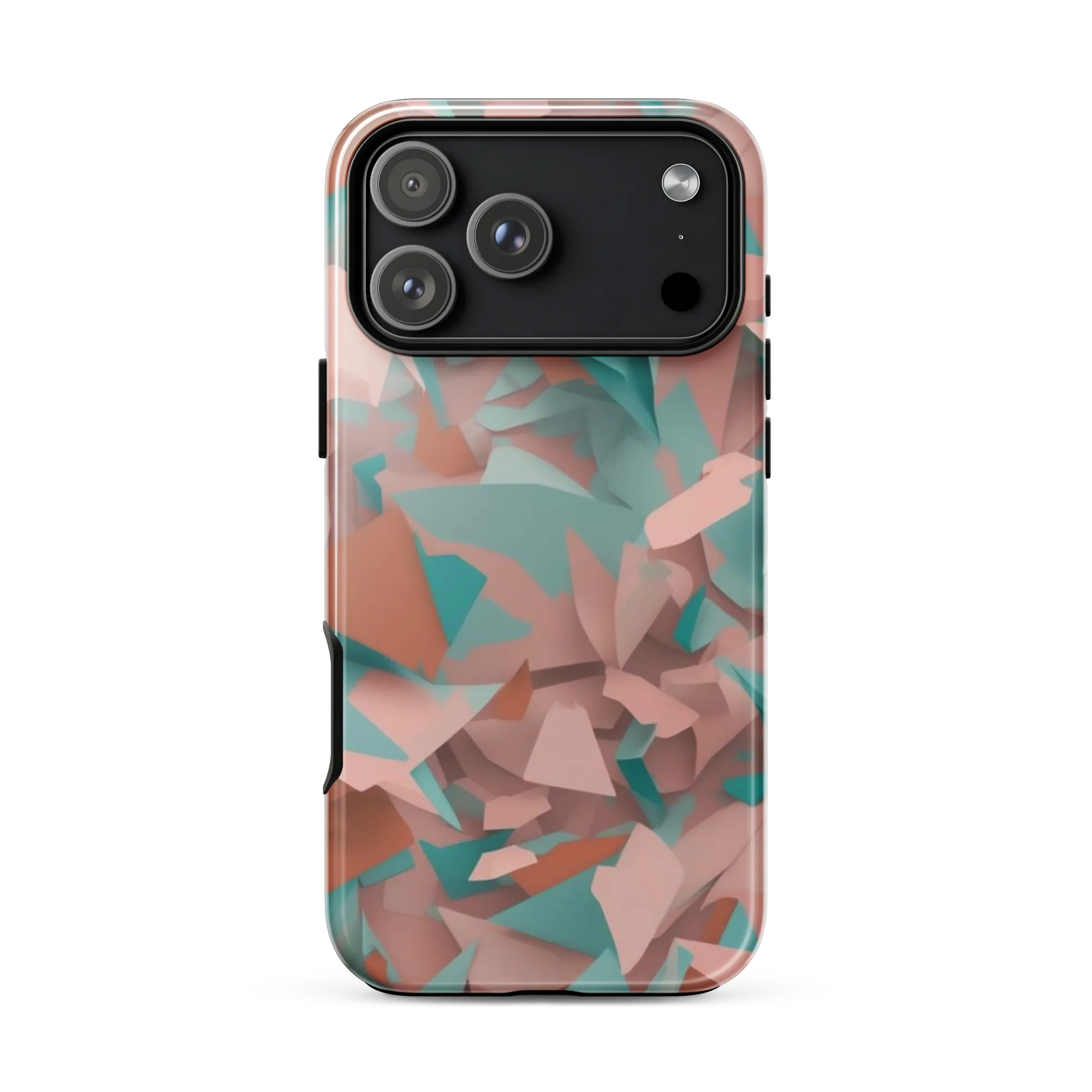 Mint Shatter on Tough Case for iPhone® — Front