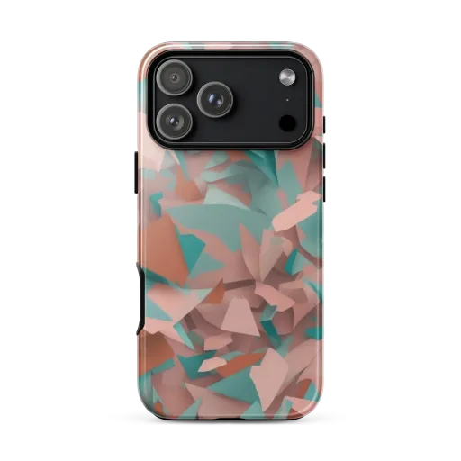 Mint Shatter on a Tough Case for iPhone®