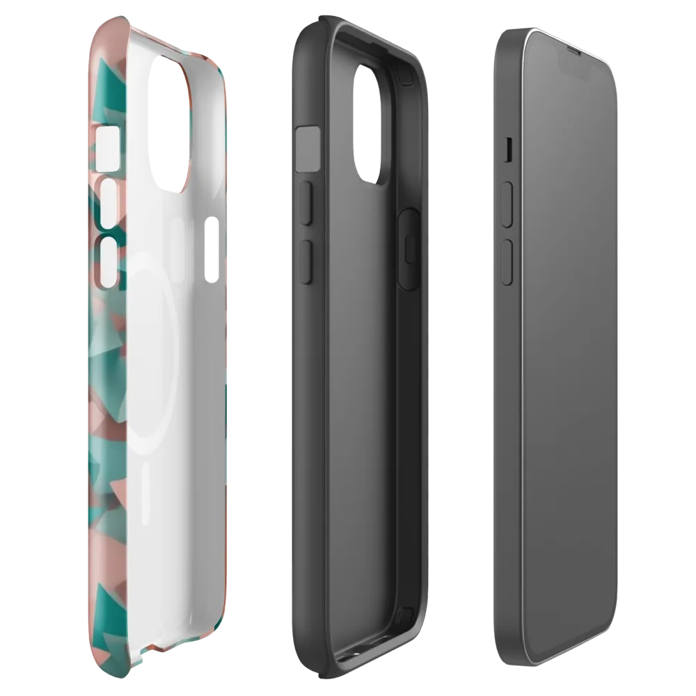 Mint Shatter on MagSafe Tough Case for iPhone® — Front