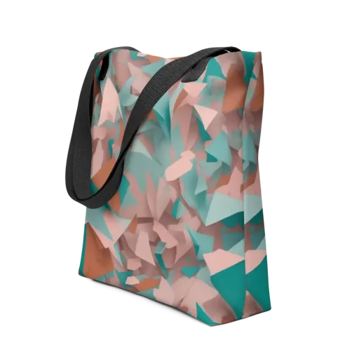 Mint Shatter on a Tote Bag