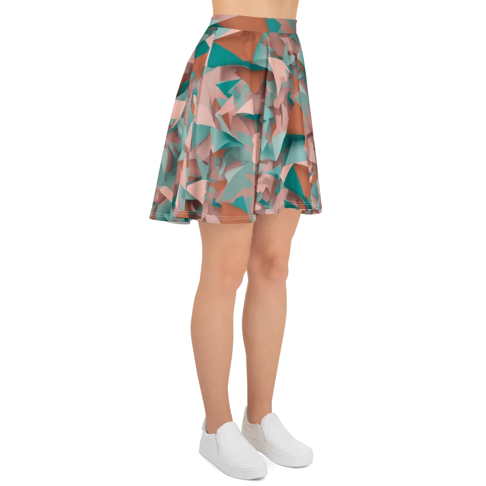 Mint Shatter on Skater Skirt — Right