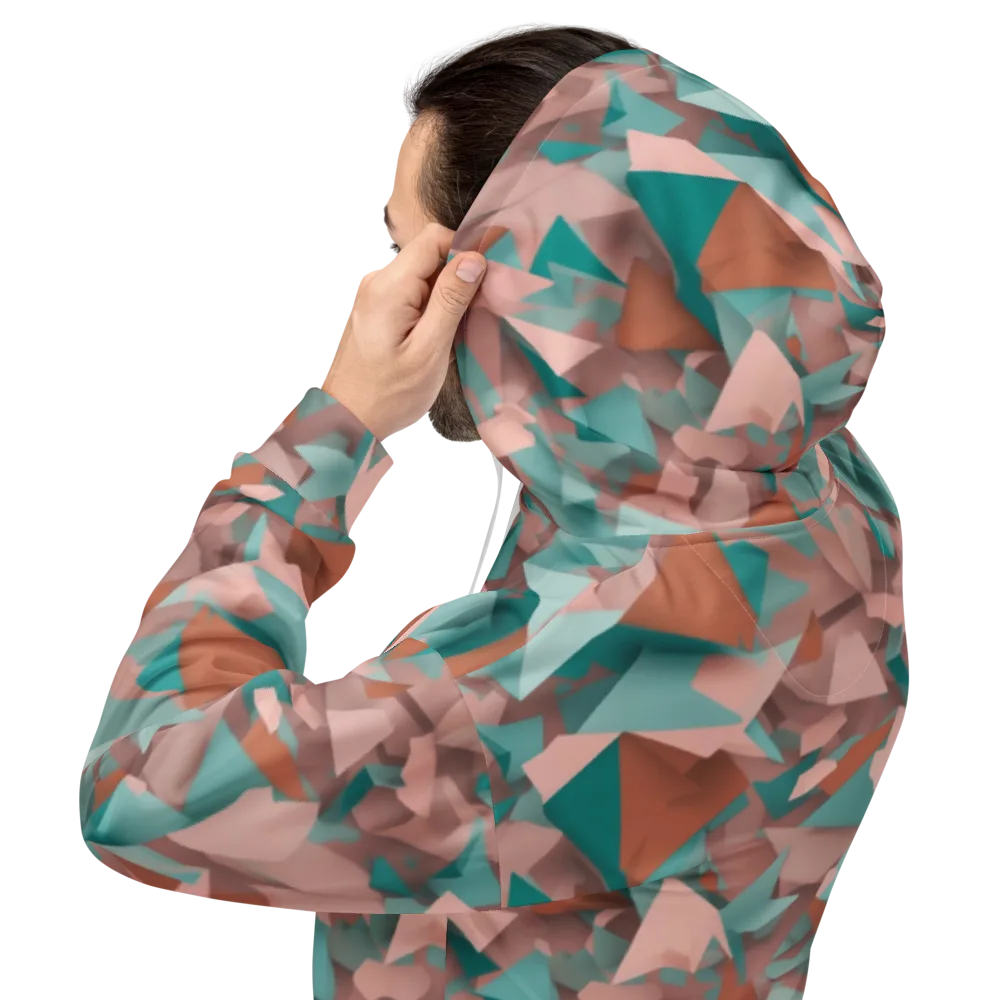 Mint Shatter on Hoodie — Back