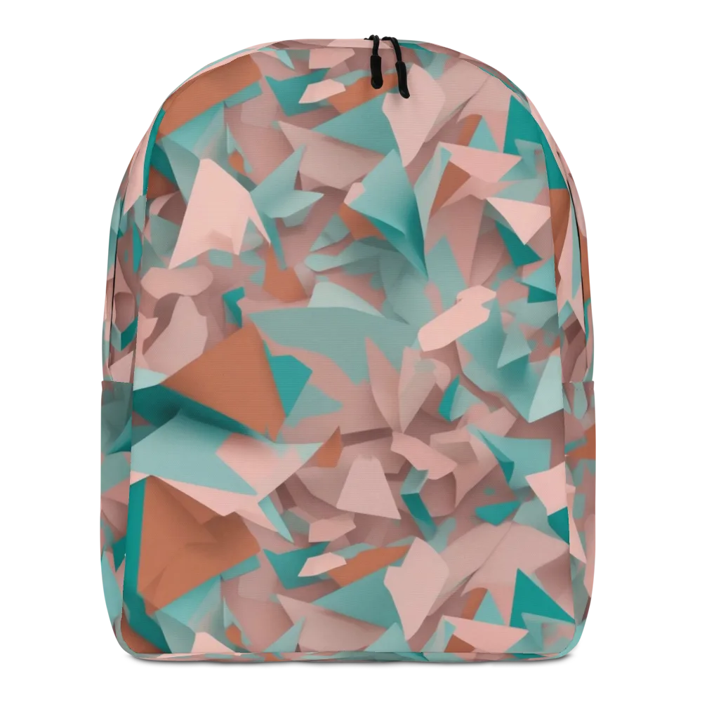 Mint Shatter on Minimalist Backpack — Front