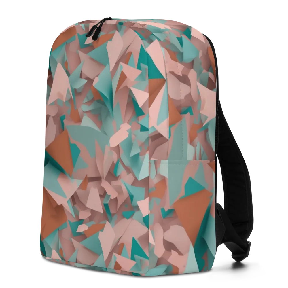 Mint Shatter on Minimalist Backpack — Left