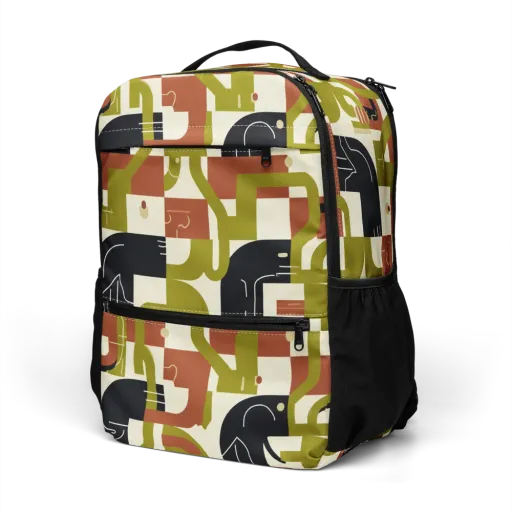 Olive Noir Circuit on a Utility Backpack