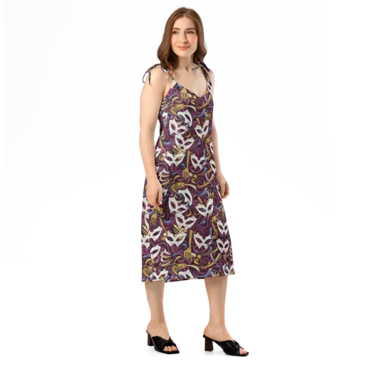 Masquerade Baroque on a Slip Dress