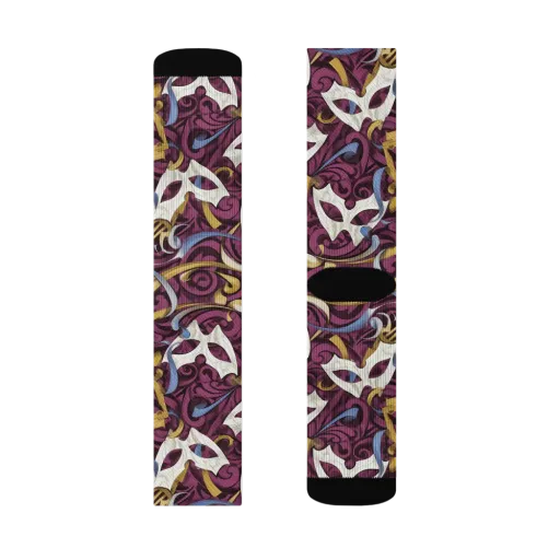 Masquerade Baroque on a Socks