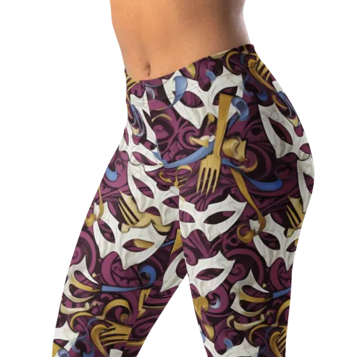 Masquerade Baroque on a Leggings