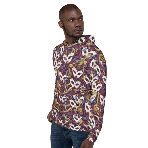 Masquerade Baroque on a Hoodie