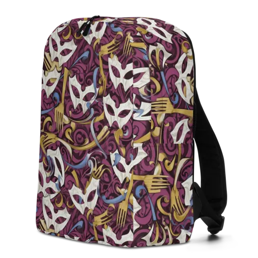 Masquerade Baroque on a Minimalist Backpack