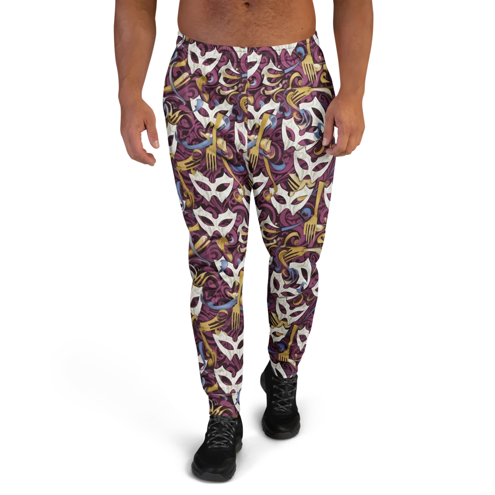 Masquerade Baroque on Men's Joggers — Front