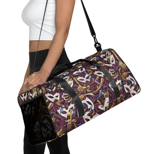 Masquerade Baroque on a Duffle Bag