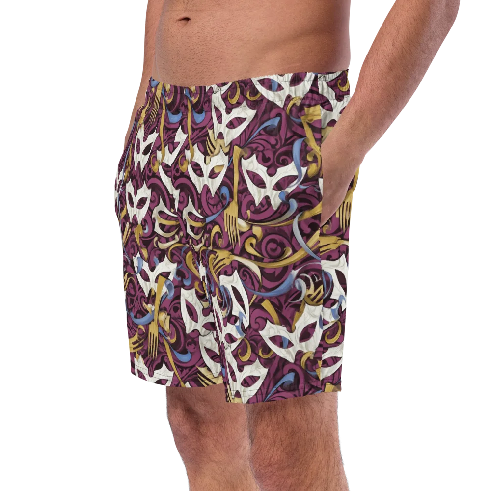 Masquerade Baroque on Swim Trunks — Left Front