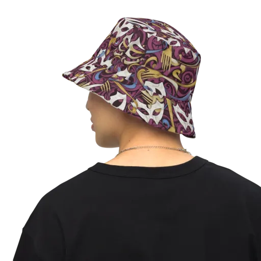 Masquerade Baroque on a Reversible Bucket Hat