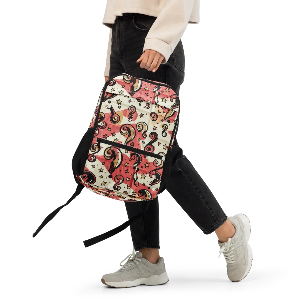 Starry Whimsy on Utility Backpack — Front