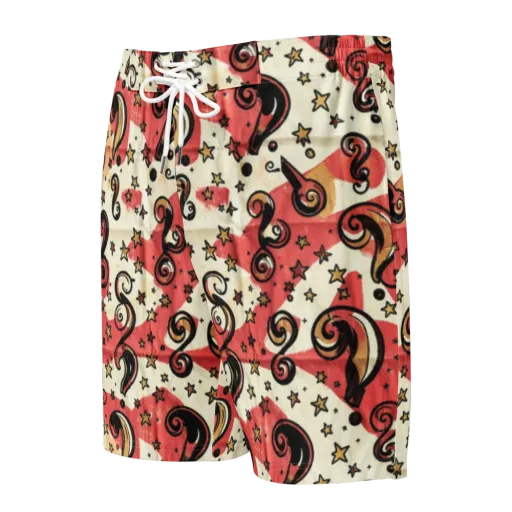 Starry Whimsy on a Men's Board Shorts