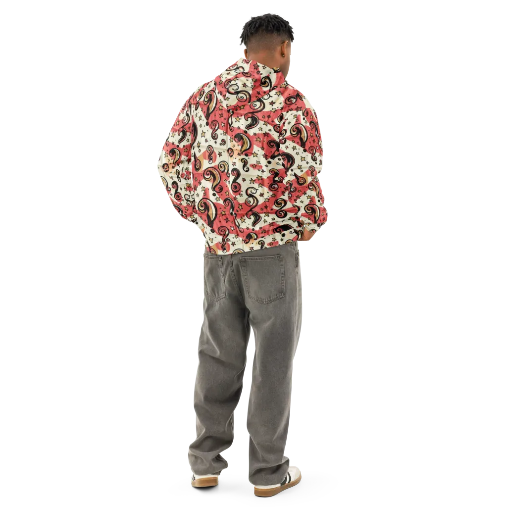 Starry Whimsy on Cotton Hoodie — Back