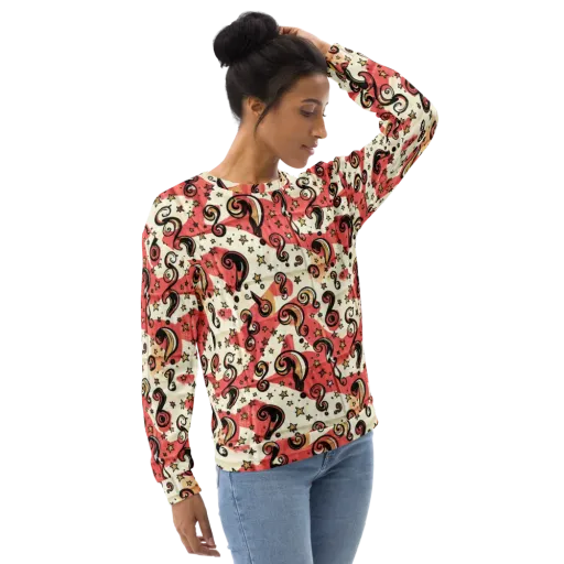 Starry Whimsy on a Sweatshirt