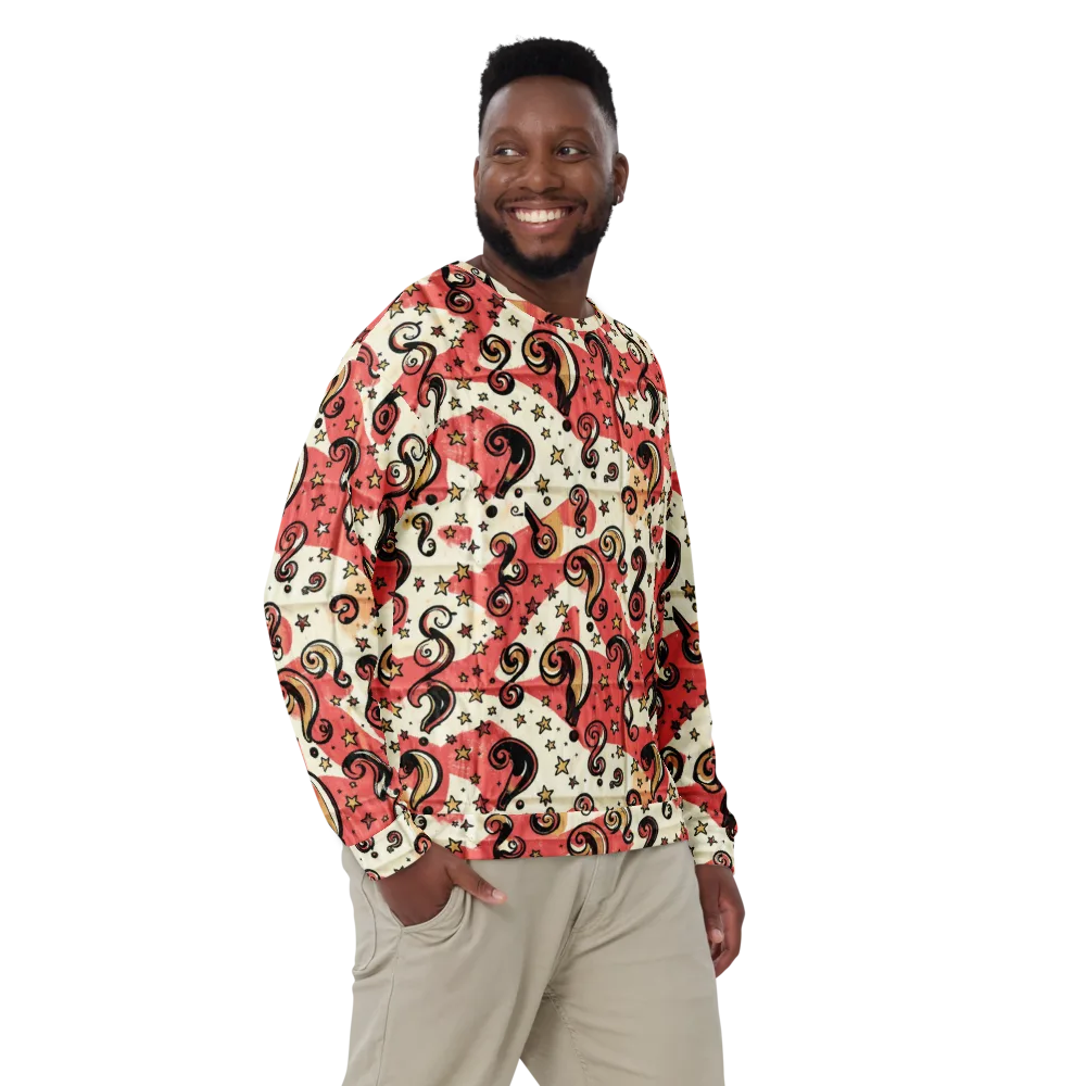Starry Whimsy on Sweatshirt — Front