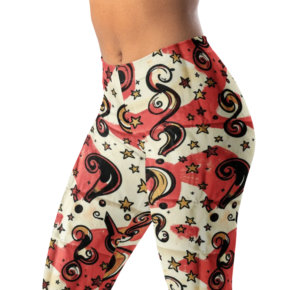 Starry Whimsy on Leggings — Left Front