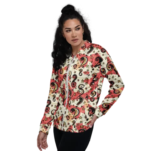 Starry Whimsy on a Bomber Jacket