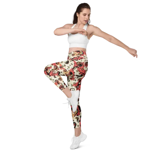 Starry Whimsy on a Leggings with Pockets