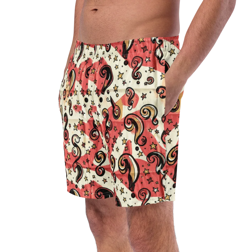 Starry Whimsy on Swim Trunks — Left Front