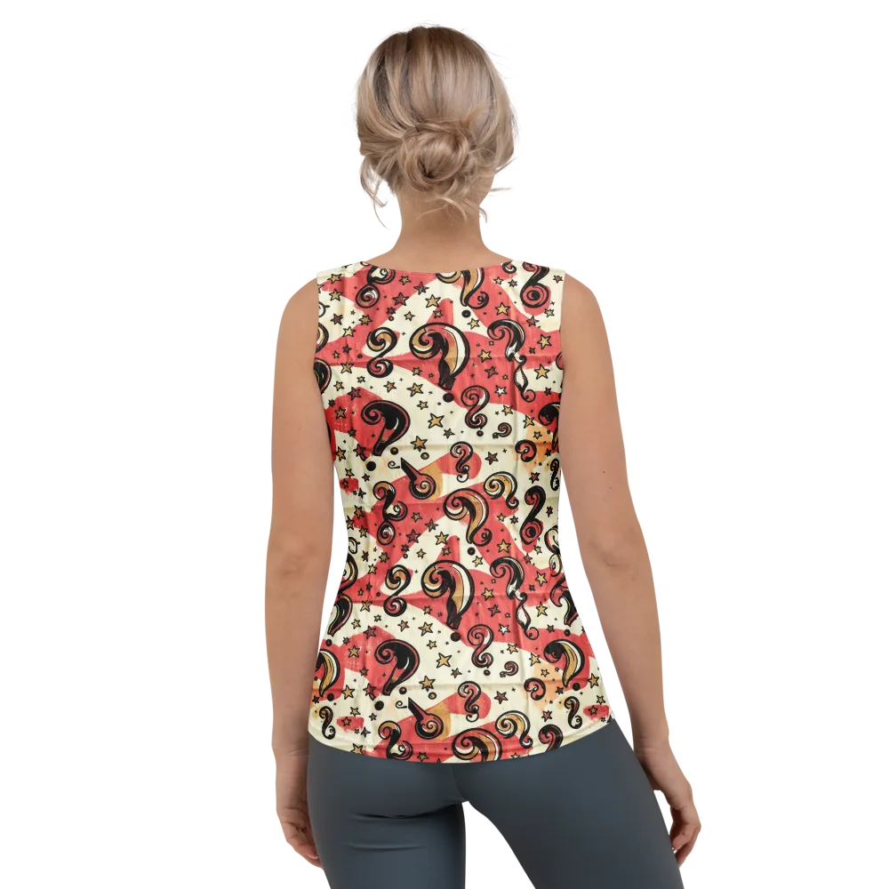 Starry Whimsy on Women's Tank Top — Back