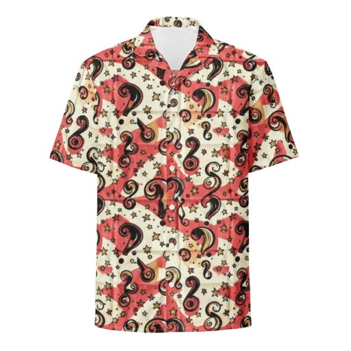 Starry Whimsy on a Button Shirt