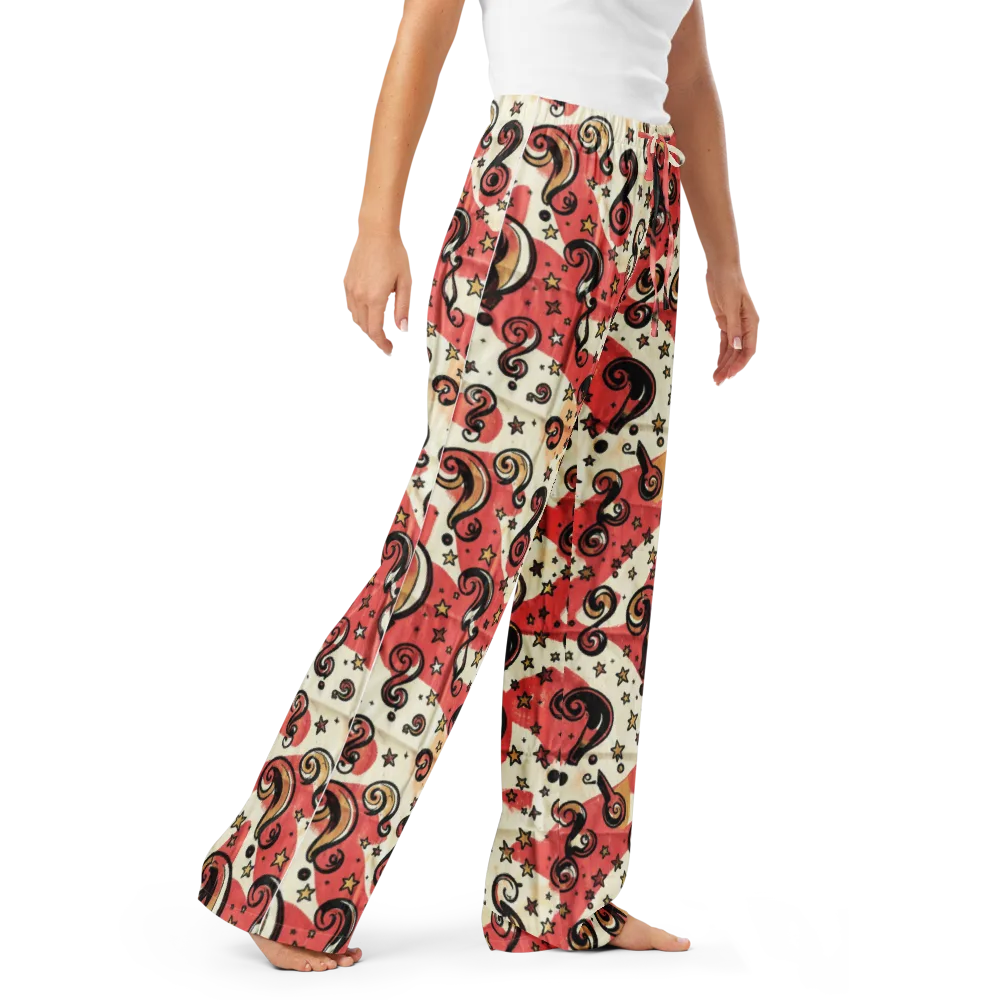 Starry Whimsy on Women's Pajama Pants — Right Front
