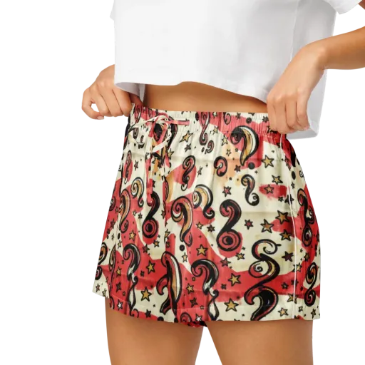 Starry Whimsy on a Women's Pajama Shorts