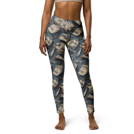 Blueberry Notation on a Yoga Leggings