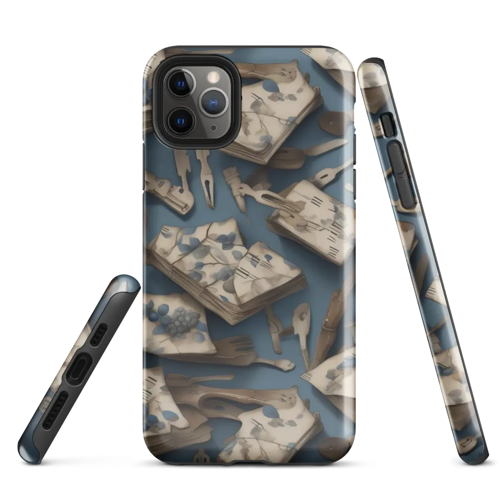 Blueberry Notation on Tough Case for iPhone® — Front
