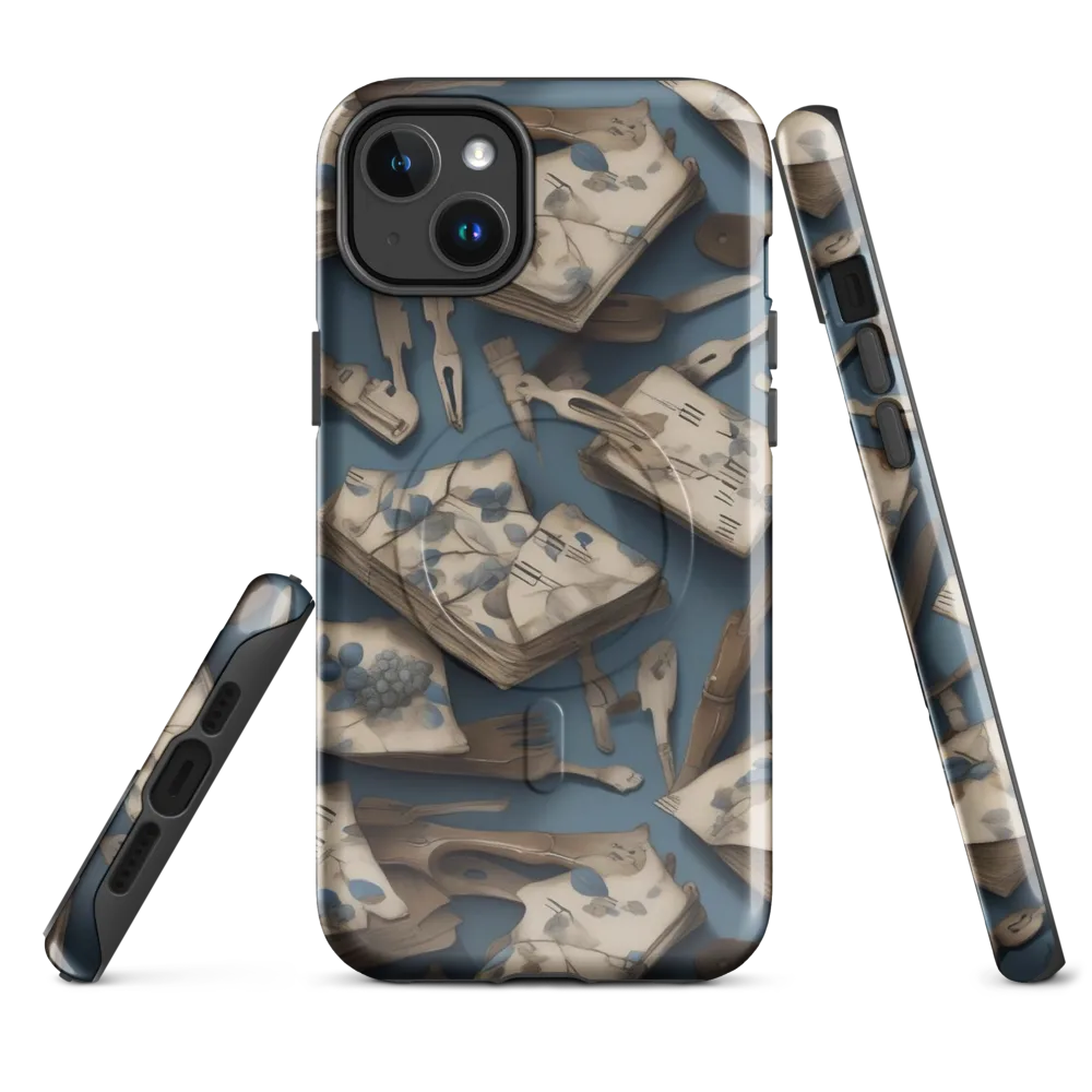 Blueberry Notation on MagSafe Tough Case for iPhone® — Front