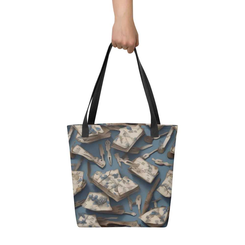 Blueberry Notation on Tote Bag — Front