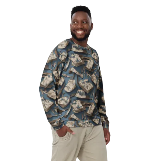 Blueberry Notation on a Sweatshirt