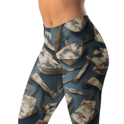 Blueberry Notation on a Leggings