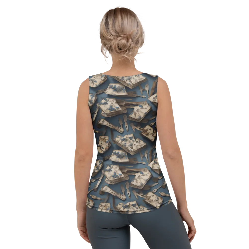 Blueberry Notation on Women's Tank Top — Back