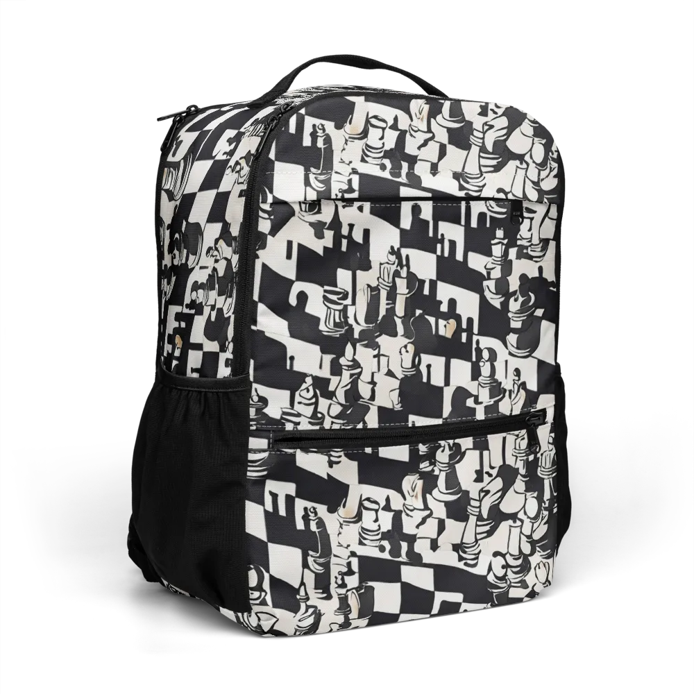 Checkmate Noir on Utility Backpack — Right Front