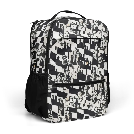 Checkmate Noir on a Utility Backpack