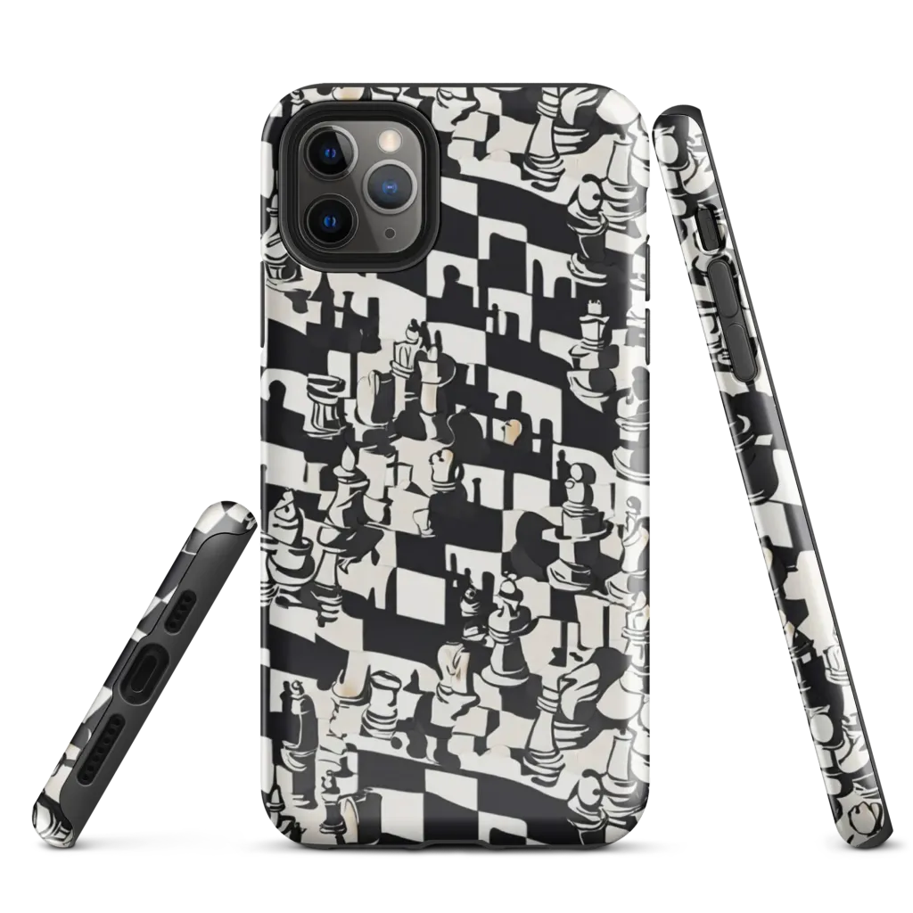 Checkmate Noir on Tough Case for iPhone® — Front