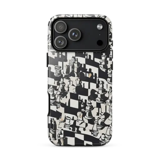 Checkmate Noir on a Tough Case for iPhone®