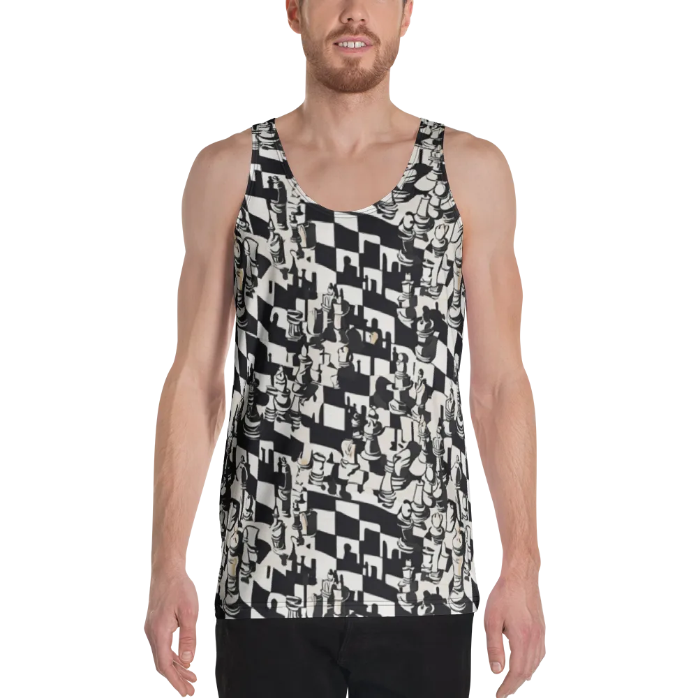 Checkmate Noir on Men's Tank Top — Front